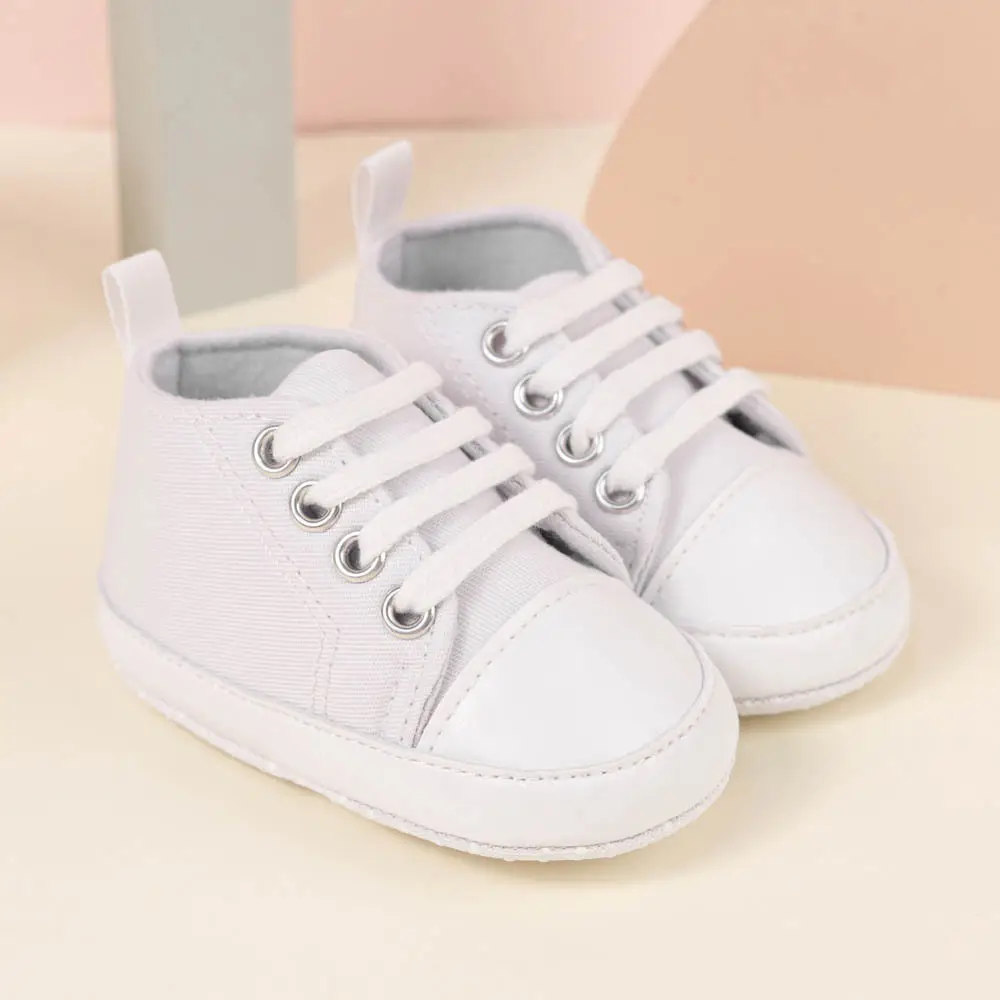 Classic Canvas Toddler Shoes Black White Non-Slip — feature 6