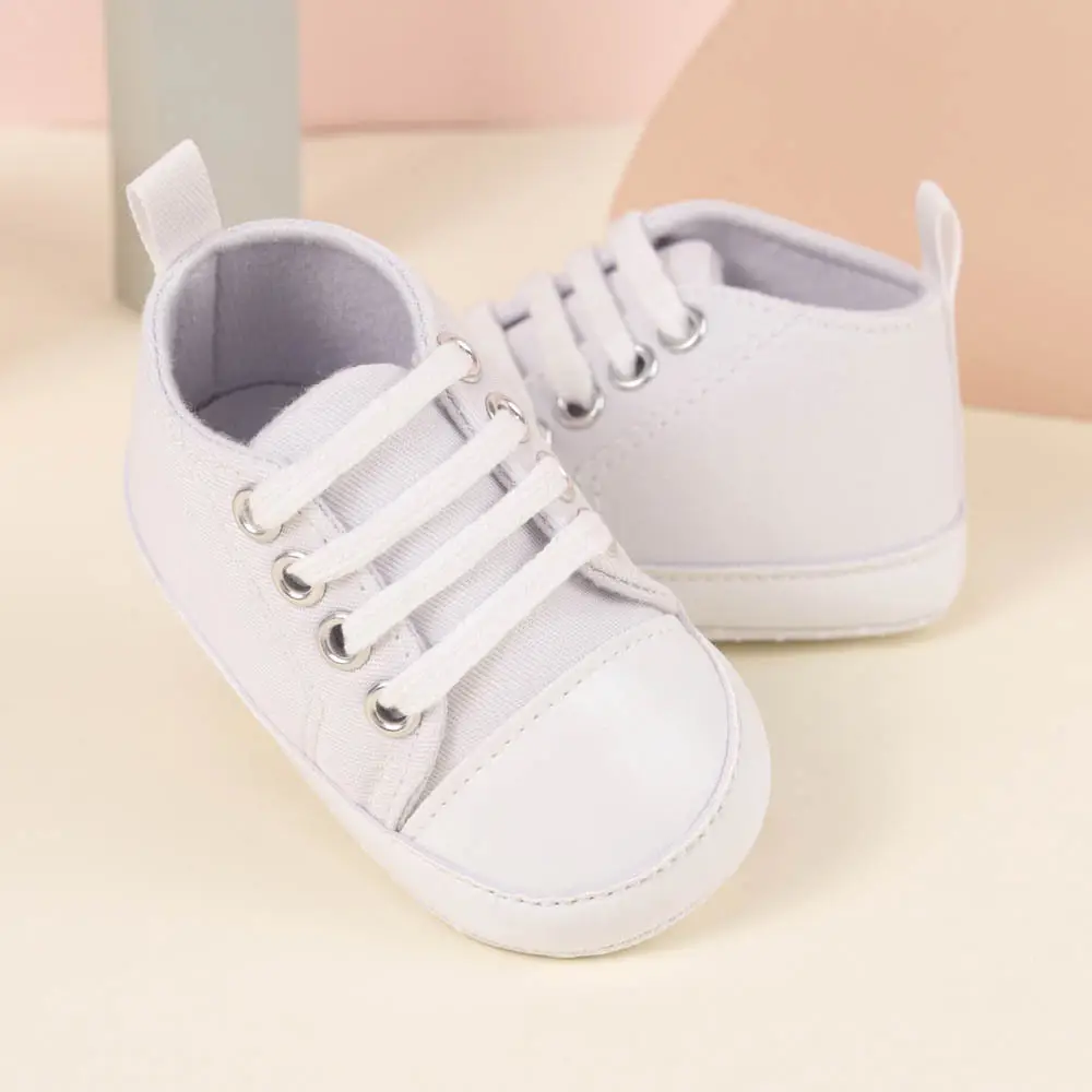 Classic Canvas Toddler Shoes Black White Non-Slip — feature 7