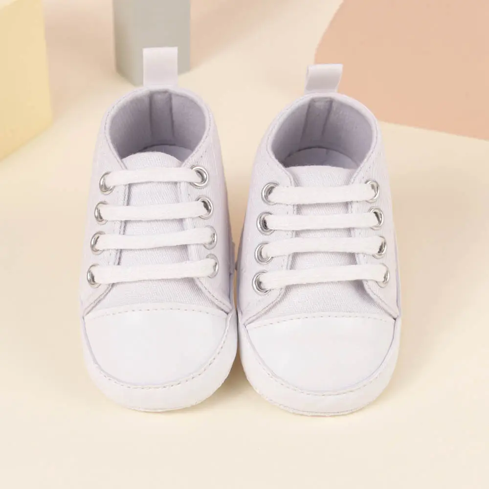 Classic Canvas Toddler Shoes Black White Non-Slip — feature 9