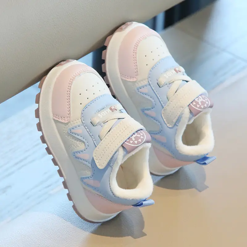 Baby Shoes Cotton Fleece Lined Warm Winter Toddler Non-Slip