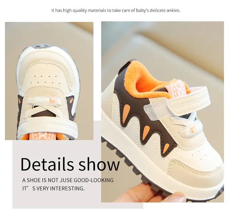 Baby Shoes Cotton Fleece Lined Warm Winter Toddler Non-Slip — feature 8