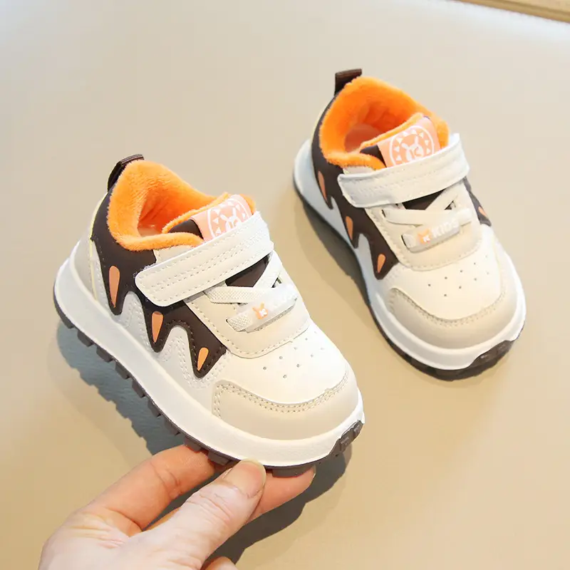 Baby Shoes Cotton Fleece Lined Warm Winter Toddler Non-Slip