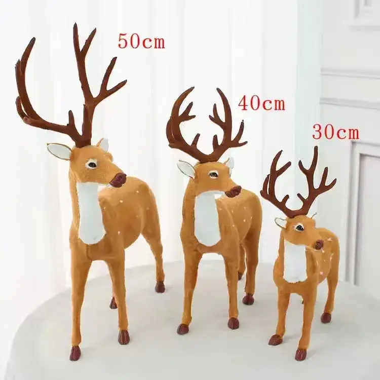 30cm Fawn Deer Decorative Christmas Window Prop - Image 8