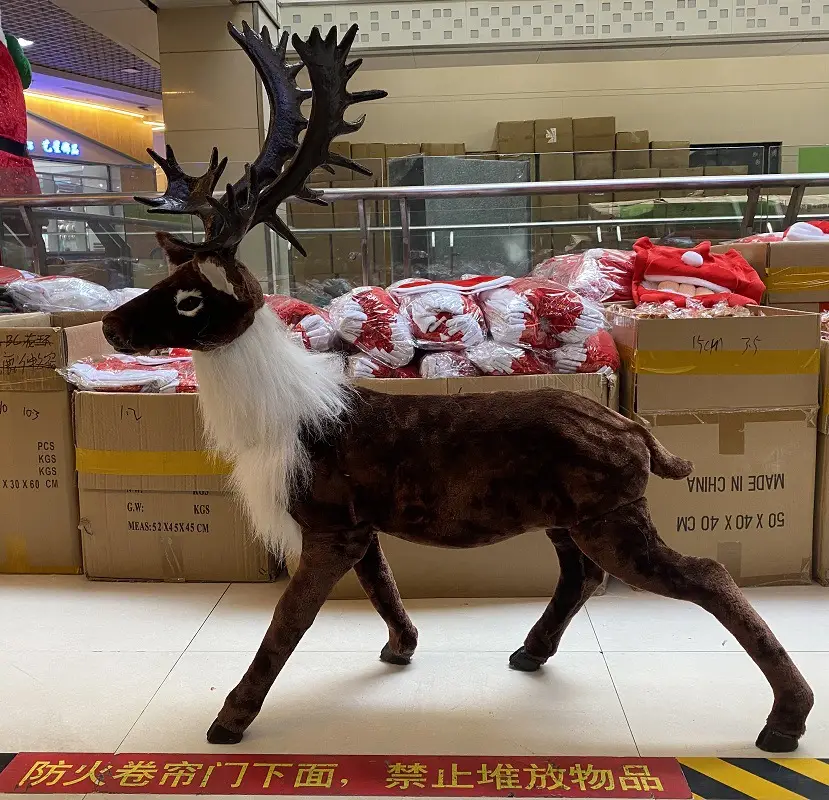 30cm Fawn Deer Decorative Christmas Window Prop — feature 6