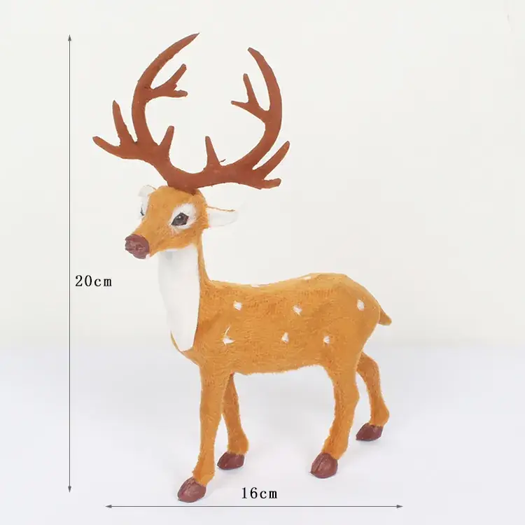 30cm Fawn Deer Decorative Christmas Window Prop - Image 2