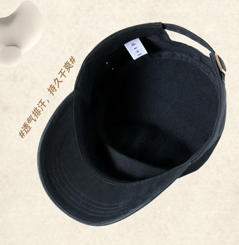 Men's Grey Cotton Baseball Cap Large Size 80g — feature 19