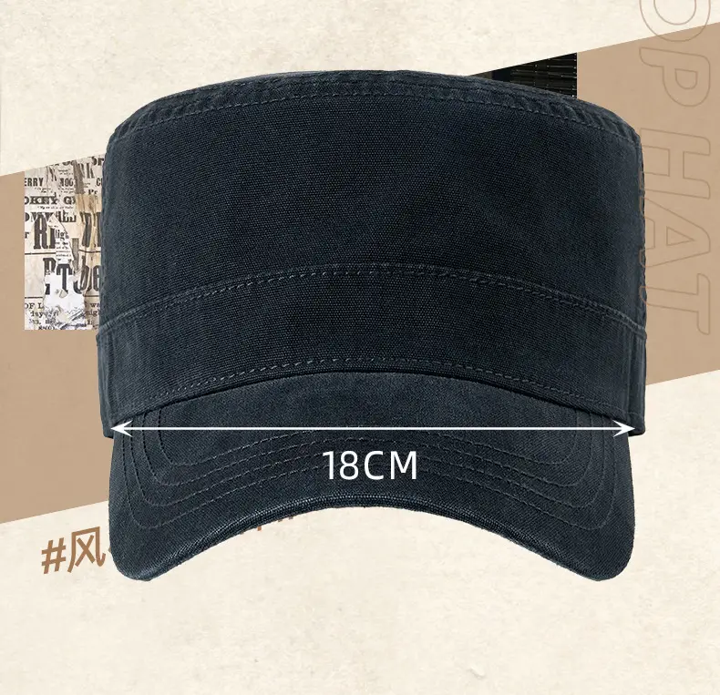 Men's Grey Cotton Baseball Cap Large Size 80g — feature 23
