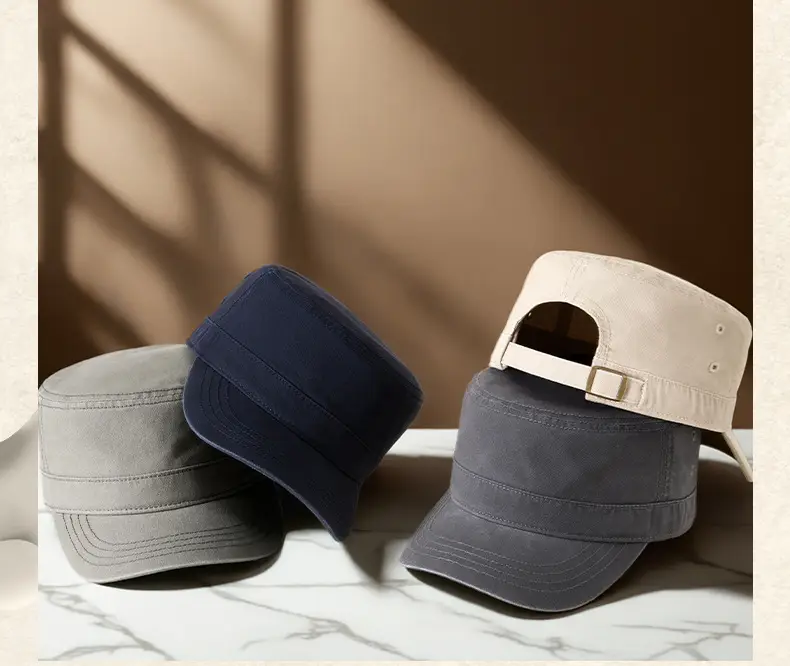 Men's Grey Cotton Baseball Cap Large Size 80g — feature 25