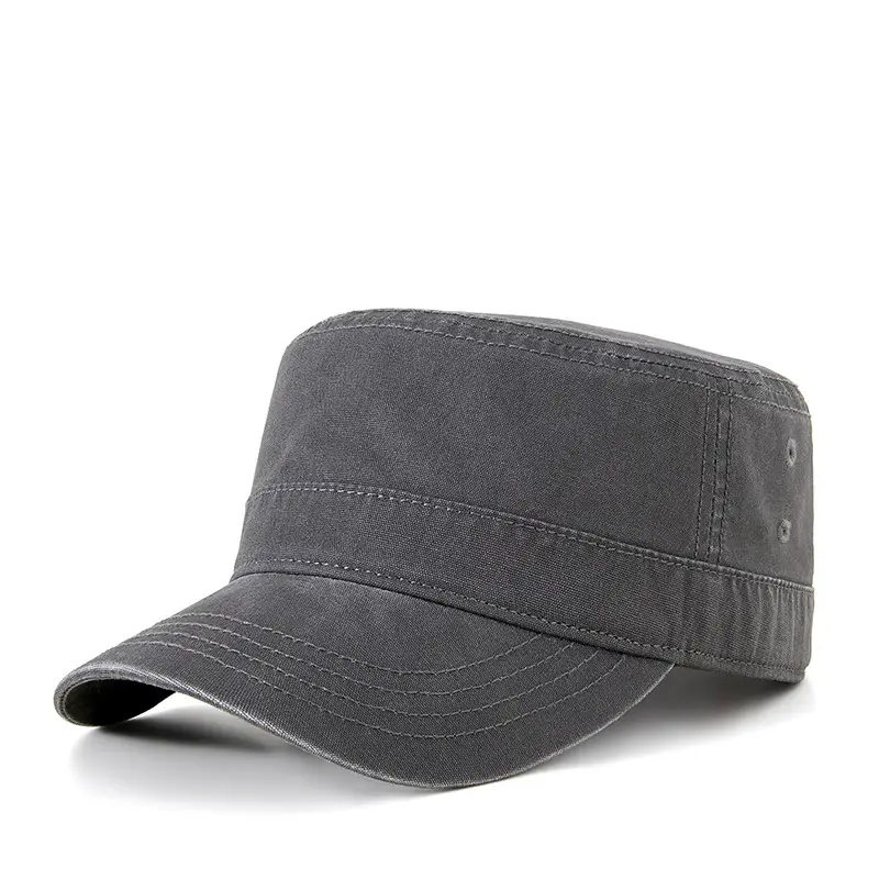 Men's Grey Cotton Baseball Cap Large Size 80g - Image 3