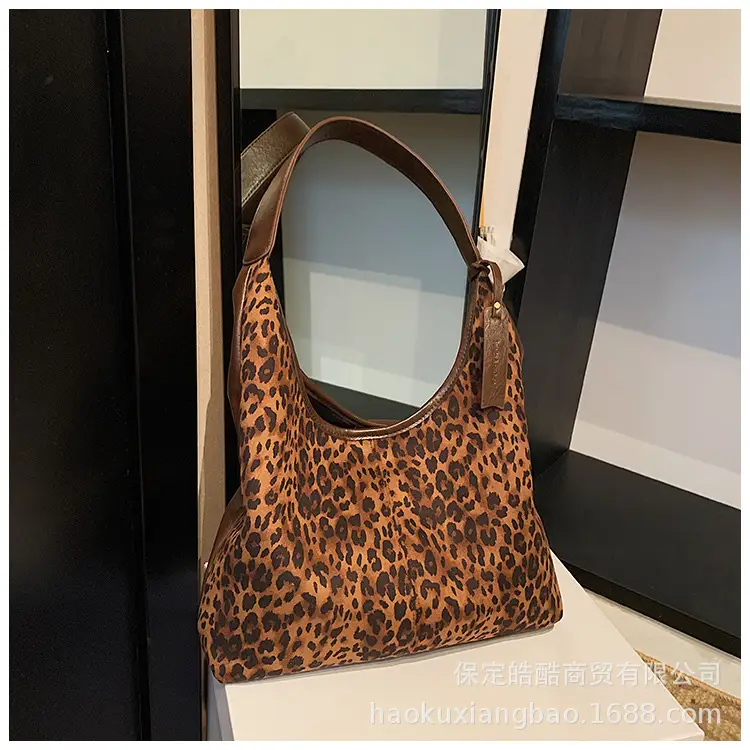 Leopard Print Large Capacity Women's Shoulder Bag — feature 15
