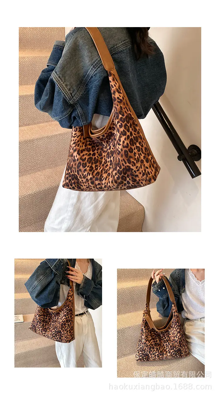 Leopard Print Large Capacity Women's Shoulder Bag — feature 7