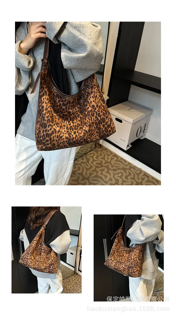 Leopard Print Large Capacity Women's Shoulder Bag — feature 8