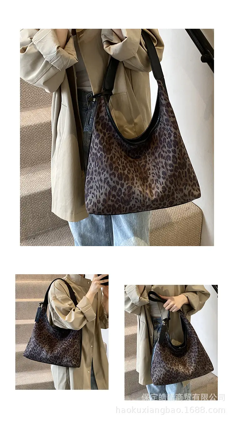 Leopard Print Large Capacity Women's Shoulder Bag — feature 9