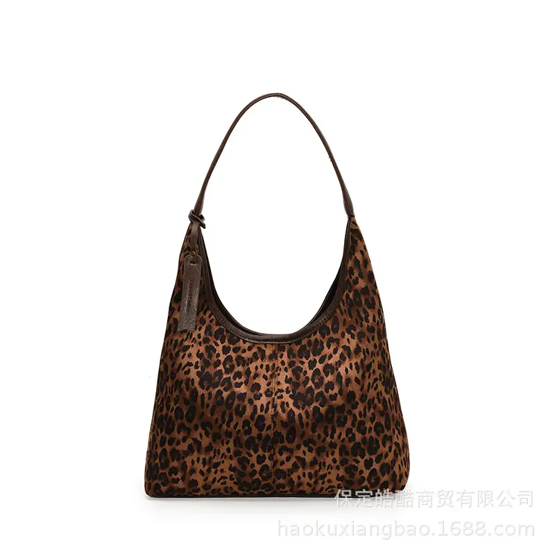 Leopard Print Large Capacity Women's Shoulder Bag - Image 2