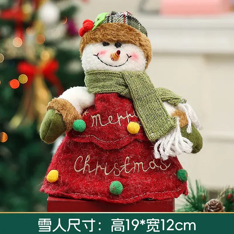 Christmas Snowman Bag Red White 20x15cm - Image 23