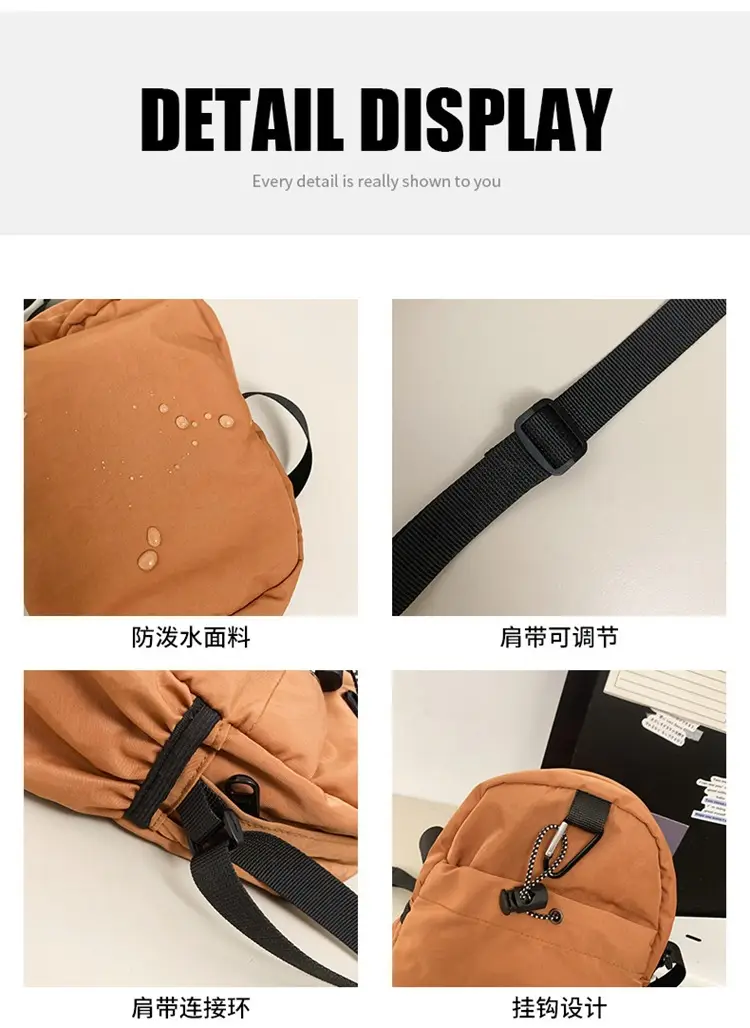 Women Crossbody Phone Bag 2024 Tan Waterproof — feature 43