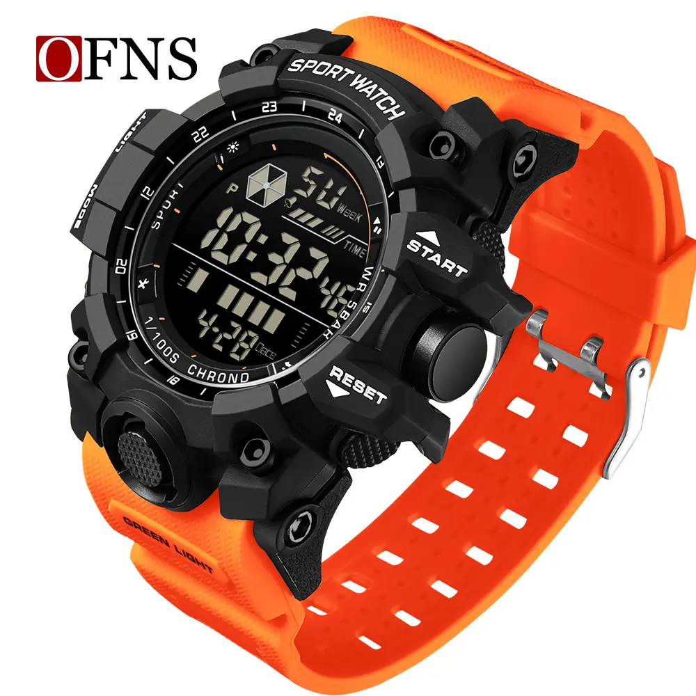 Ofns Digital Sport Watch with LCD Display & Waterproof Design - Image 2