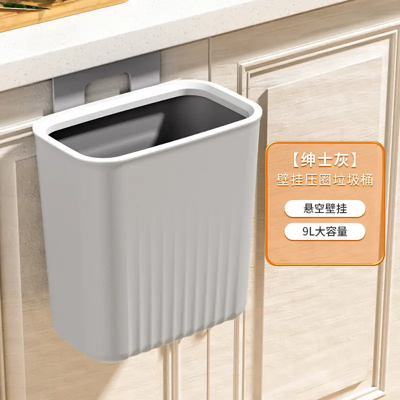 Wall-Mounted Trash Can 2024 Large Capacity Flip Design - Image 2