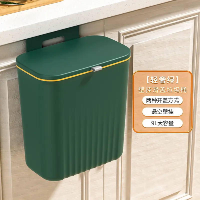 Wall-Mounted Trash Can 2024 Large Capacity Flip Design - Image 6