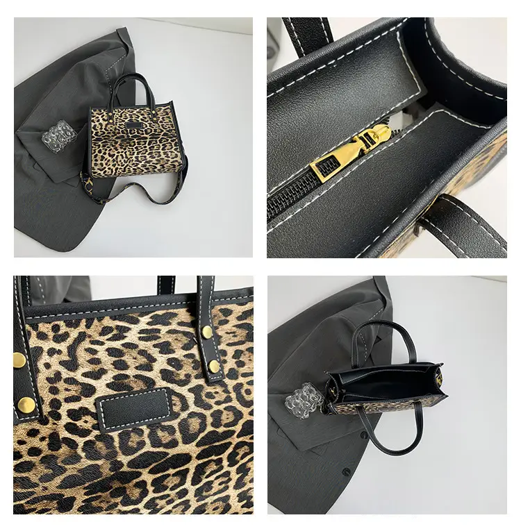 Leopard Print Women's High-end Tote Bag — feature 10