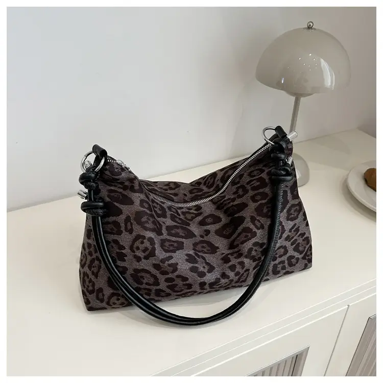 Leopard Print Women's Large Capacity Shoulder Bag — feature 9