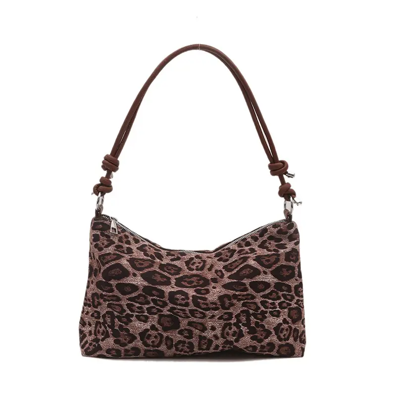 Leopard Print Women's Large Capacity Shoulder Bag - Image 2
