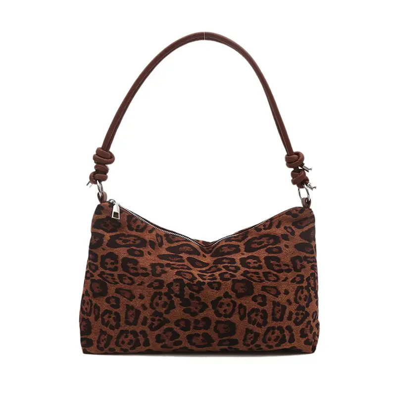 Leopard Print Women's Large Capacity Shoulder Bag - Image 3