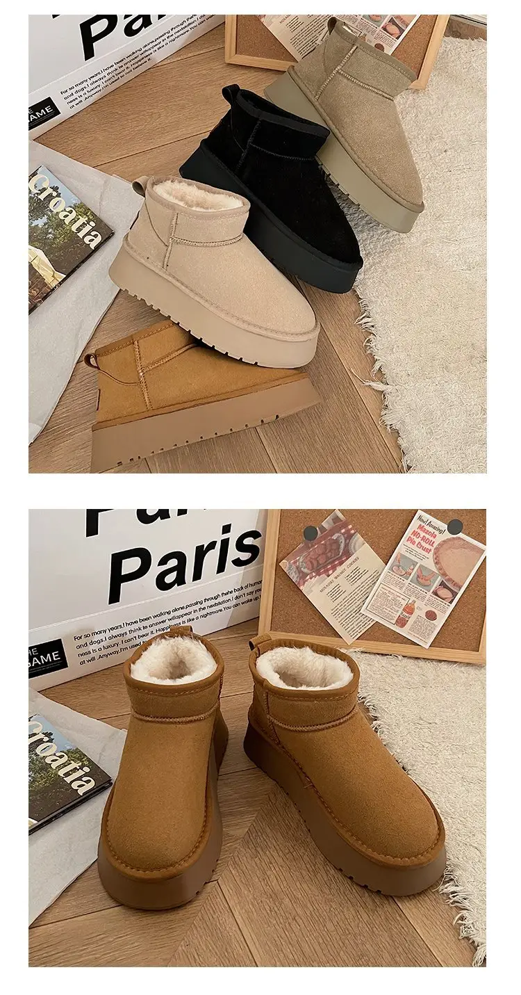 Women's Fleece Lined Snow Boots Brown 2024 — feature 13