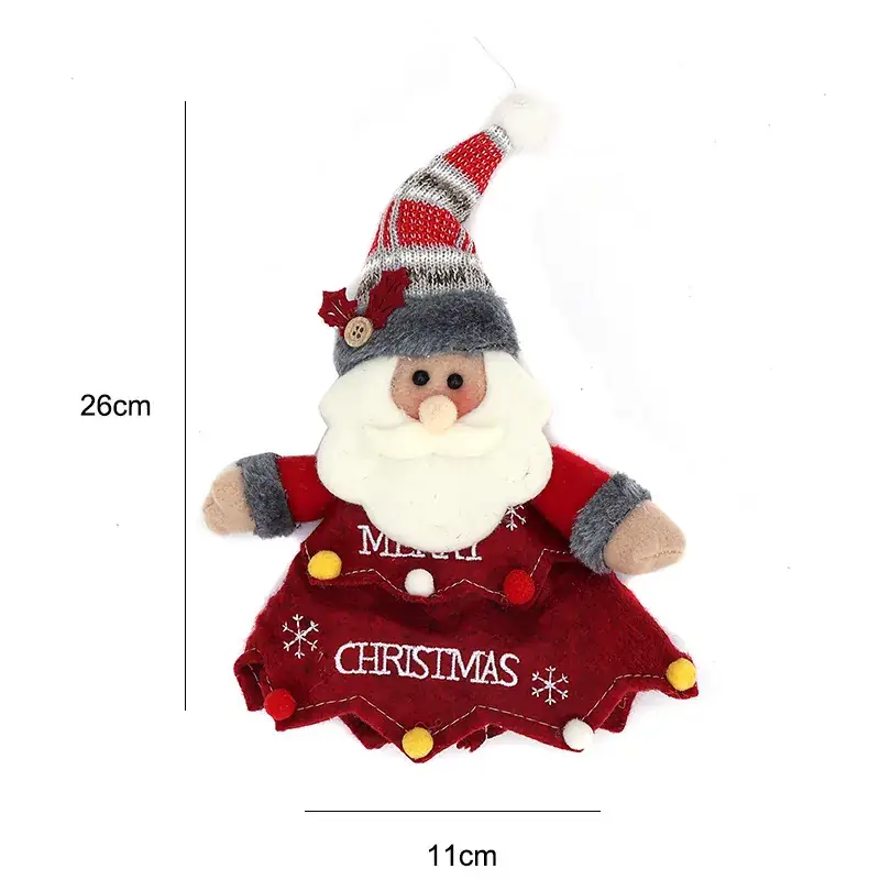 New Christmas Candy Gift Bag with Beam Mouth Design