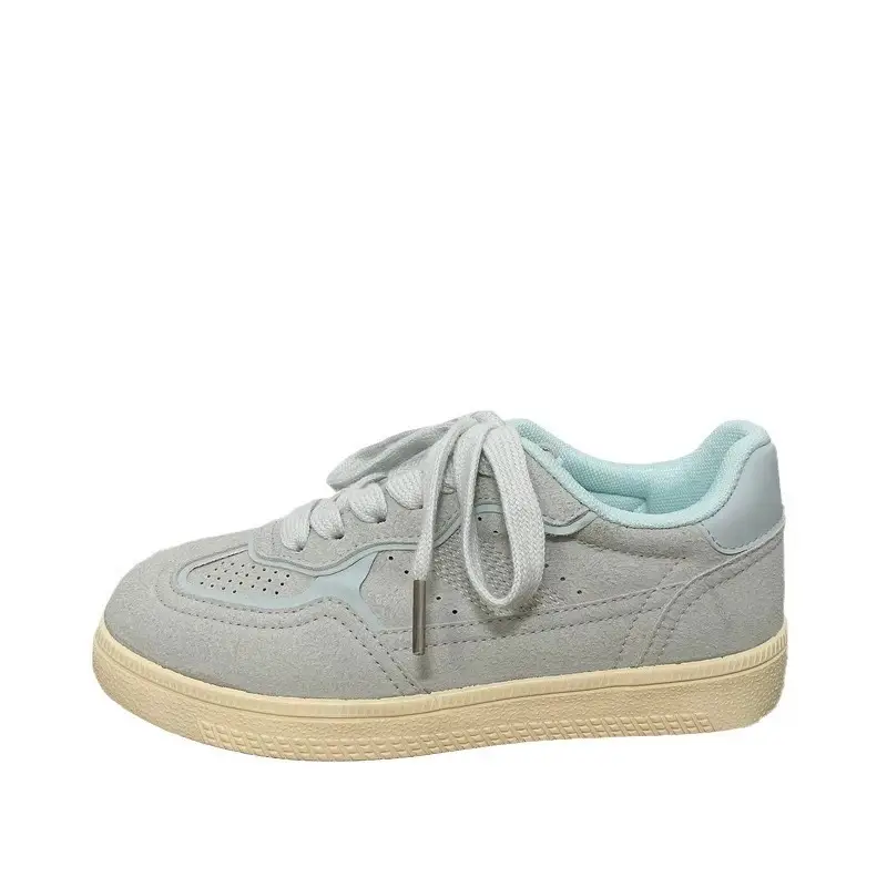 2025 New Autum Retro Moral Training Shoes for Women, Casual, Versatile, Breathable, Lightweight, Niche Sports Korean Style White Shoes - Image 7