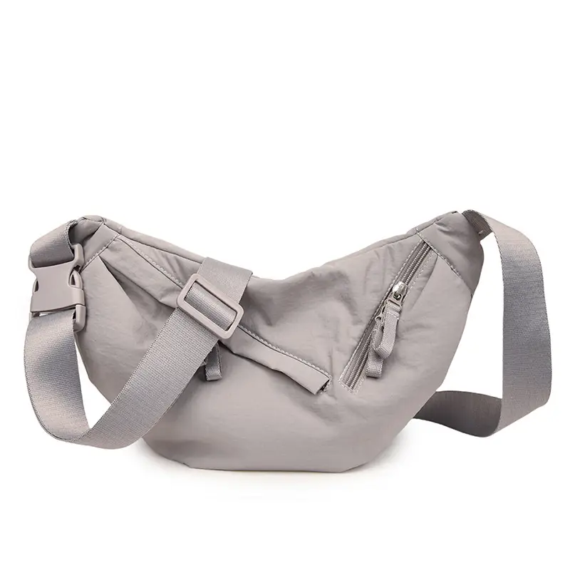 Japanese Style Crossbody Dumpling Bag Men's 2024 New Large Capacity Fitness Neutral Workwear Street Shoulder Crossbody Dumpling Bag - Image 3