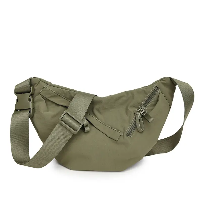 Japanese Style Crossbody Dumpling Bag Men's 2024 New Large Capacity Fitness Neutral Workwear Street Shoulder Crossbody Dumpling Bag - Image 4