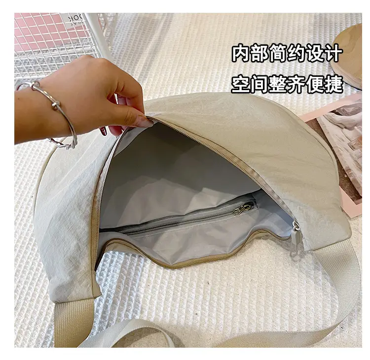 New Korean Style Black Nylon Crossbody Bag for Women — feature 10