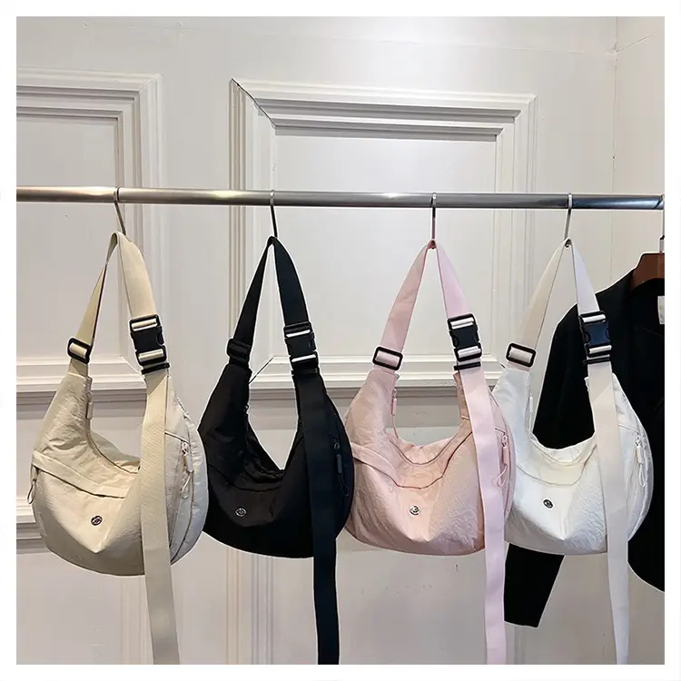 New Korean Style Black Nylon Crossbody Bag for Women — feature 20