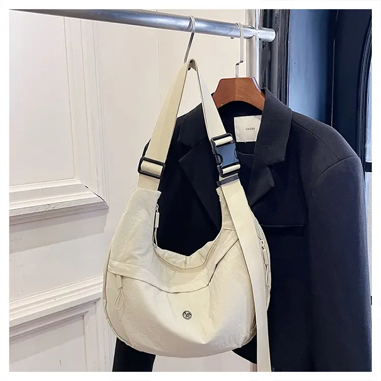 New Korean Style Black Nylon Crossbody Bag for Women — feature 24