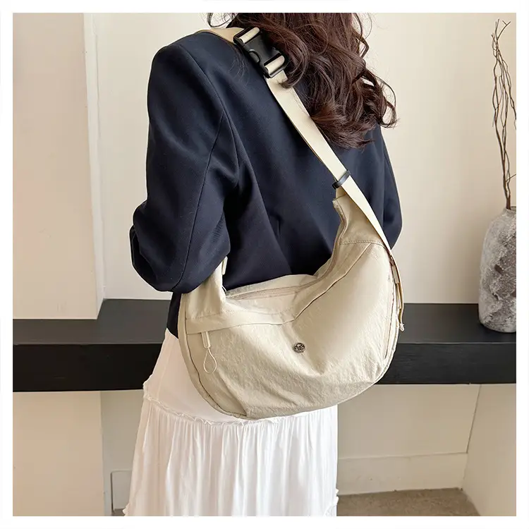 New Korean Style Black Nylon Crossbody Bag for Women — feature 30