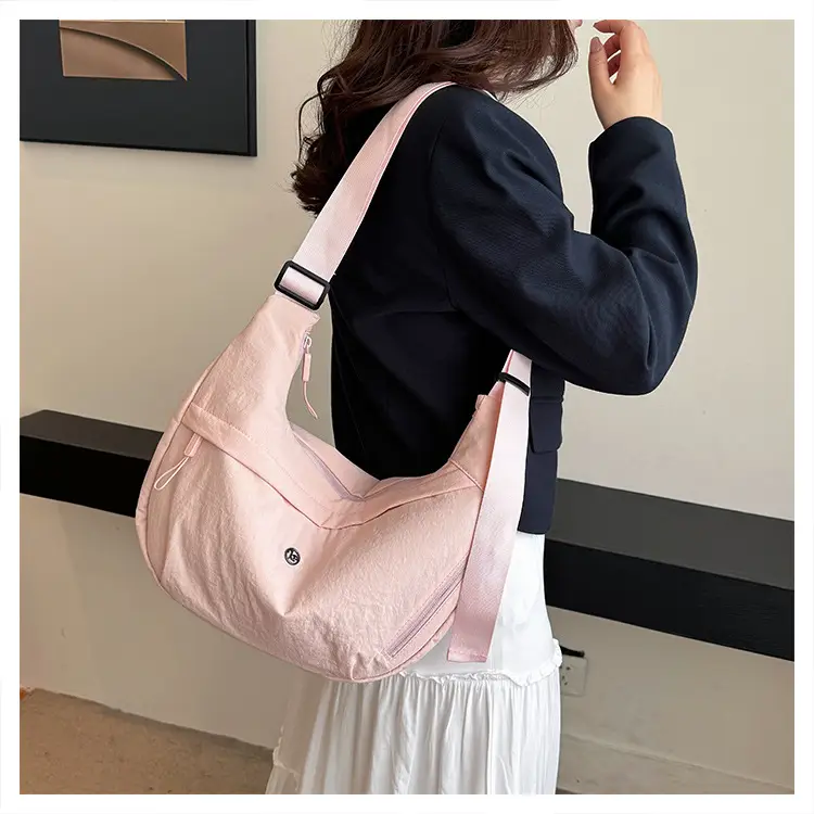 New Korean Style Black Nylon Crossbody Bag for Women — feature 31