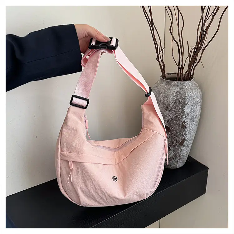 New Korean Style Black Nylon Crossbody Bag for Women — feature 33