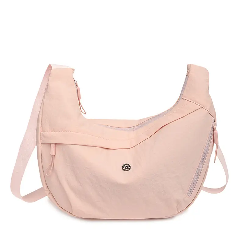 New Korean Style Black Nylon Crossbody Bag for Women