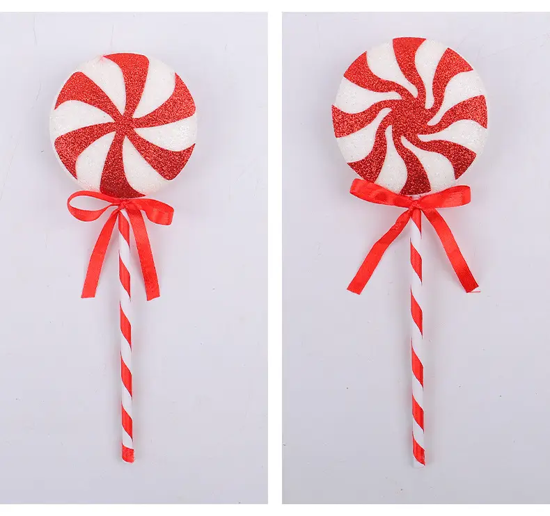 Red Glitter Christmas Lollipop Decor 8g — feature 11