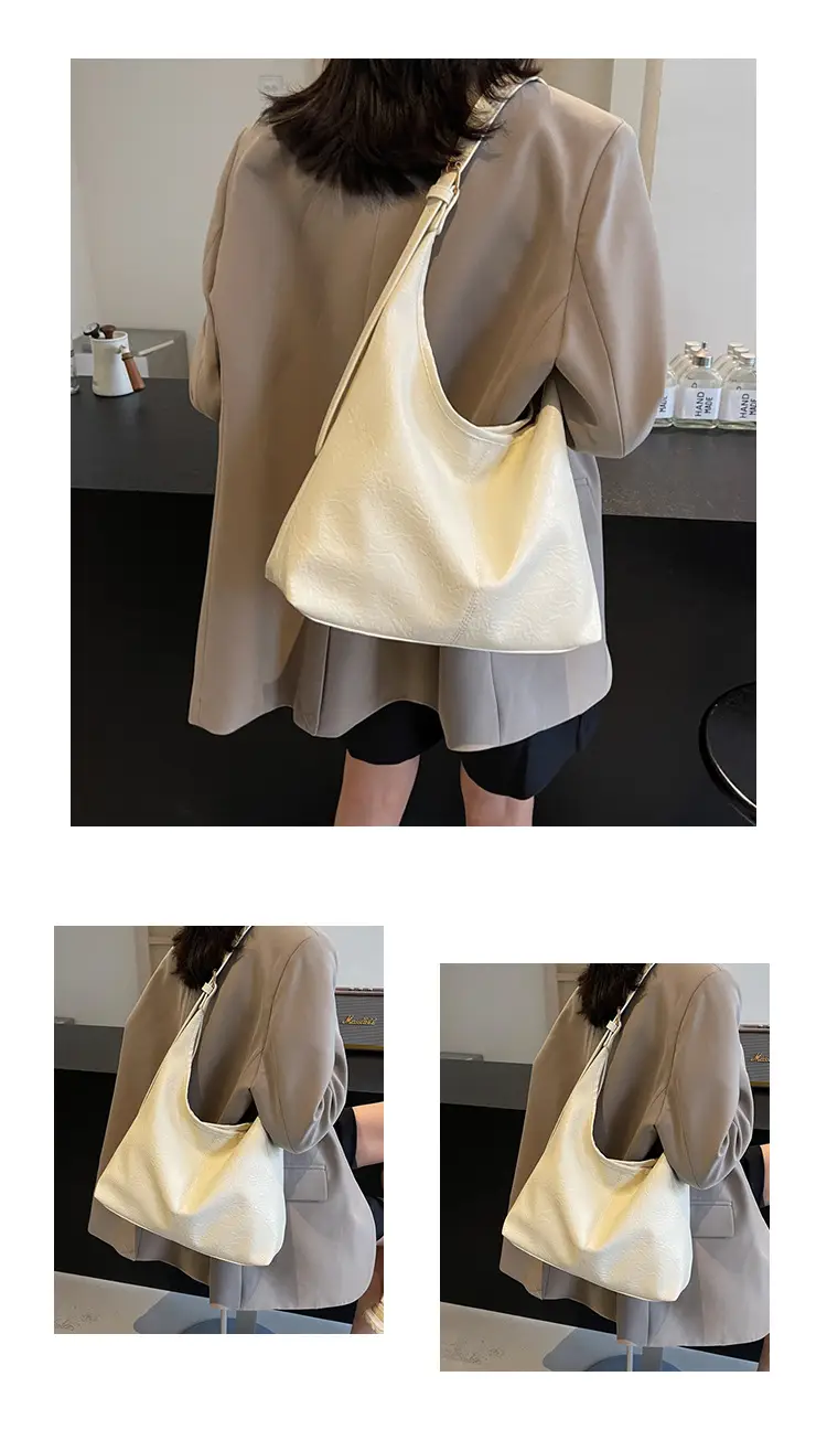 Retro Winter Shoulder Tote with Underarm Bag Set — feature 21