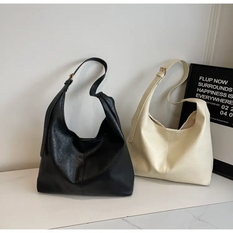 Retro Winter Shoulder Tote with Underarm Bag Set — feature 27