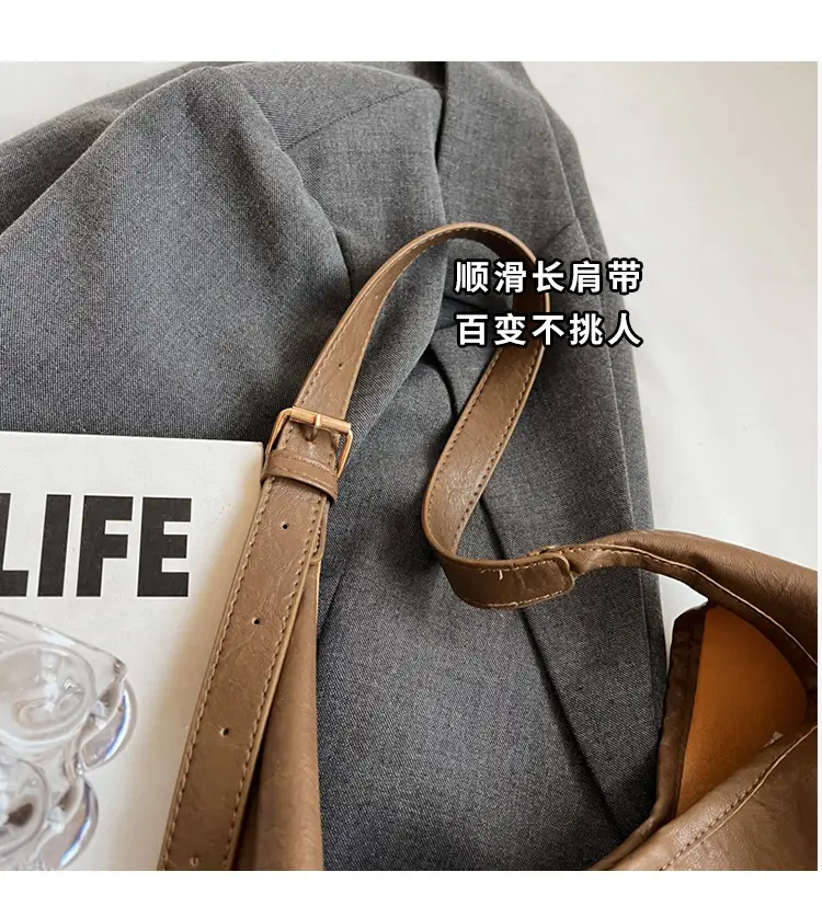 Retro Winter Shoulder Tote with Underarm Bag Set — feature 5