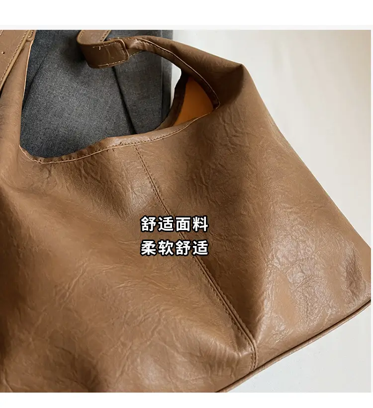 Retro Winter Shoulder Tote with Underarm Bag Set — feature 7