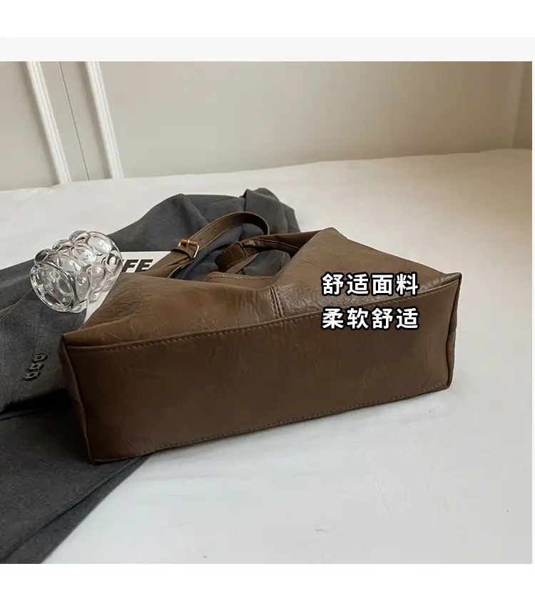 Retro Winter Shoulder Tote with Underarm Bag Set — feature 8