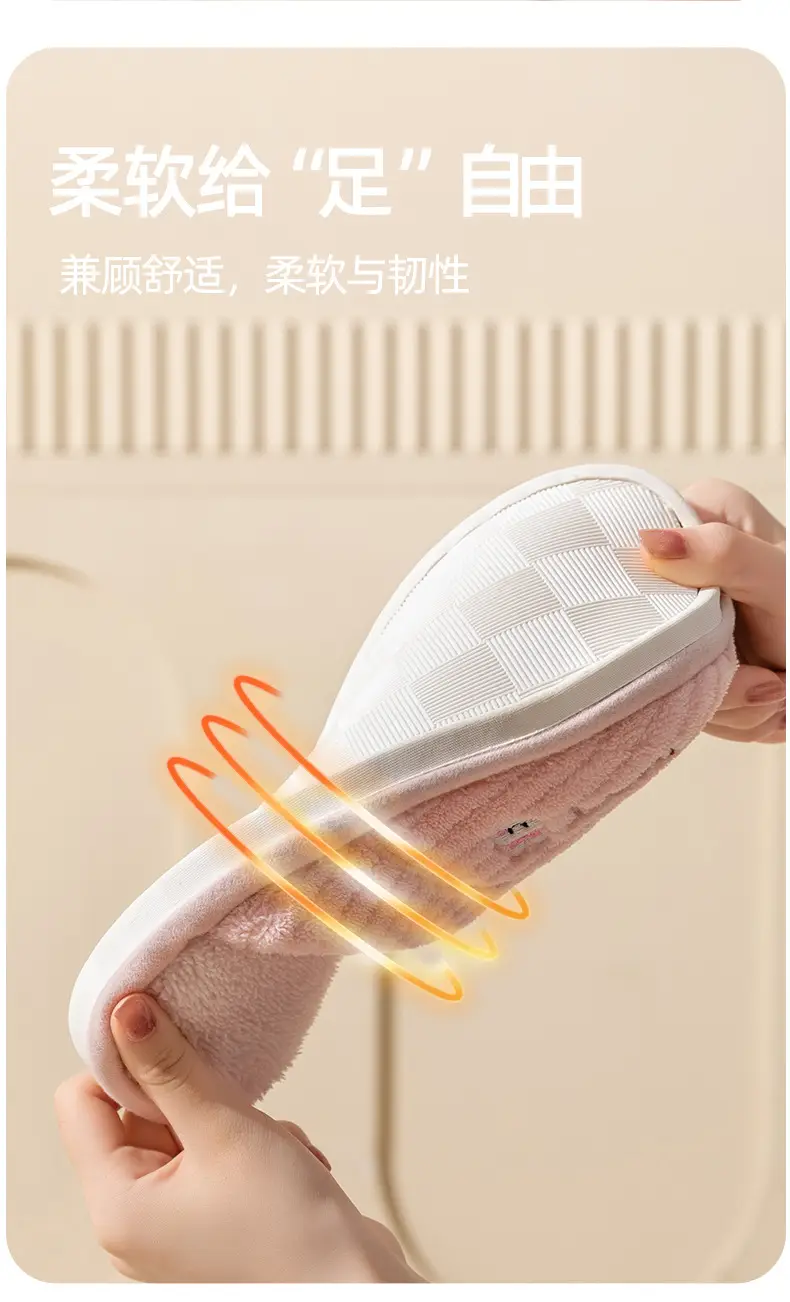 Cotton Warm Slippers for Women Winter Indoor — feature 13