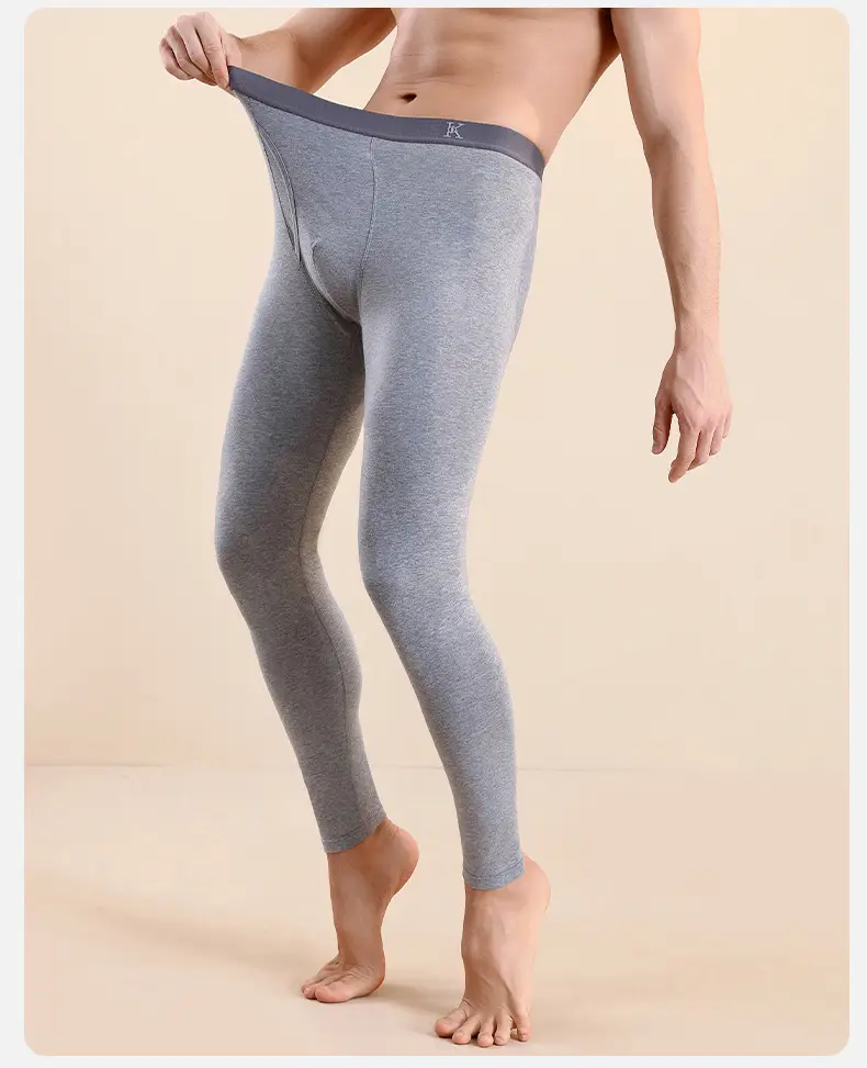 Autumn pants men's leggings cotton spring and autumn warm pants wear-free underwear men's line pants thin wool pants underpants winter — feature 26