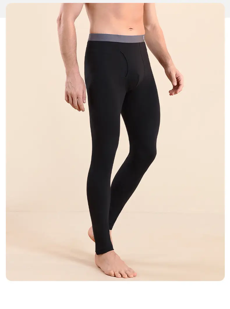Autumn pants men's leggings cotton spring and autumn warm pants wear-free underwear men's line pants thin wool pants underpants winter — feature 29