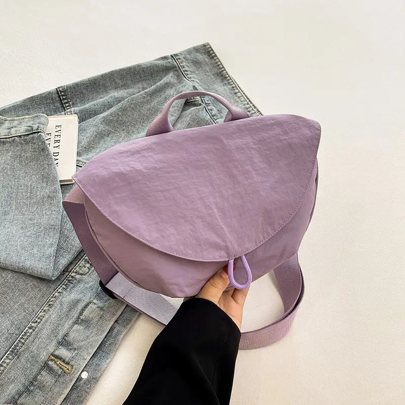 Black Nylon Waist Bag for Women & Men - Image 9
