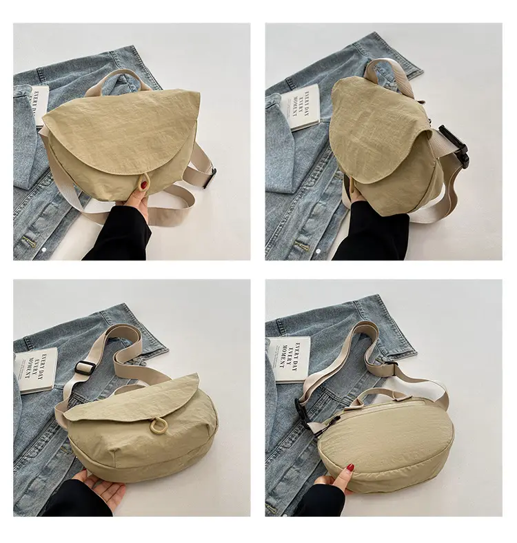 Black Nylon Waist Bag for Women & Men — feature 14